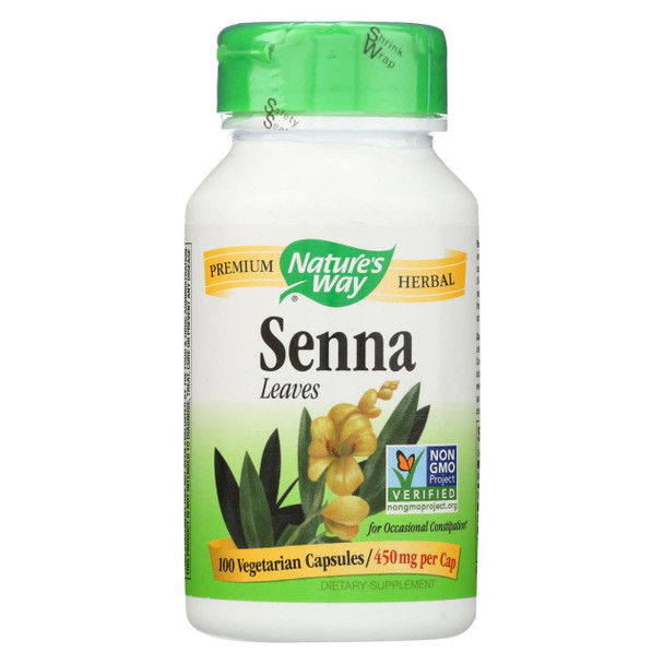 Nature's Way - Senna Leaves - 100 Vegetarian Capsules
