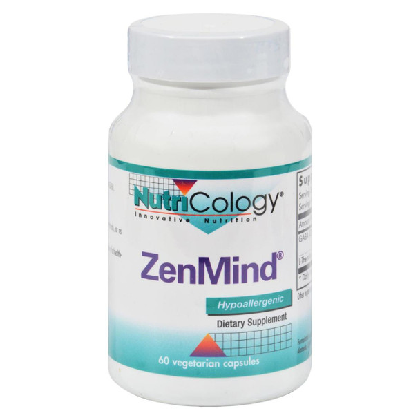 NutriCology ZenMind - 60 Vegetarian Capsules