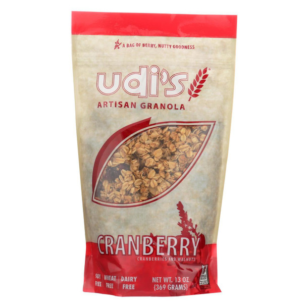 Udi's Granola - Gluten Free Cranberry - Case of 6 - 13 oz.