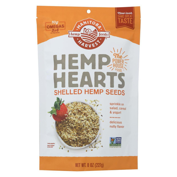 Manitoba Harvest Shelled Hemp Hearts Hemp Seed - 8 oz