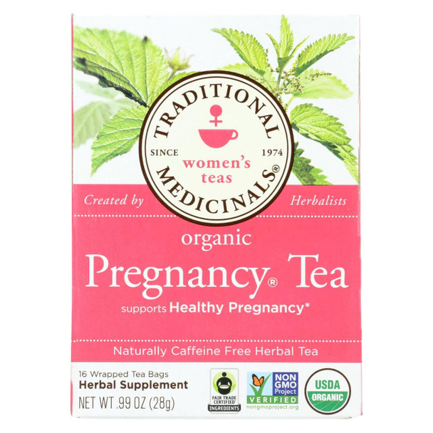 Traditional Medicinals Organic Pregnancy Tea - Caffeine Free - 16 Bags