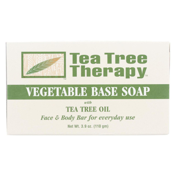 Tea Tree Therapy Vegetable Base Soap with Tea Tree Oil - 3.9 oz