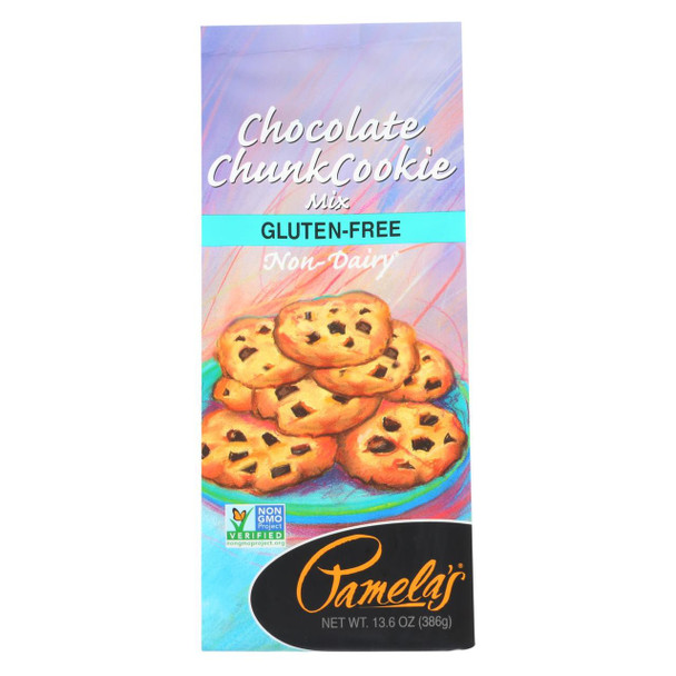 Pamela's Products - Chocolate Cookie Mix - Chunk - Case of 6 - 13.6 oz.