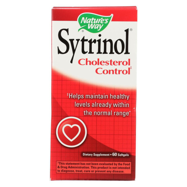 Nature's Way - Sytrinol Cholesterol Control - 60 Softgels