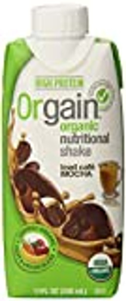 Orgain Organic Nutritional Shakes - Iced Cafe Mocha - 11 Fl oz.