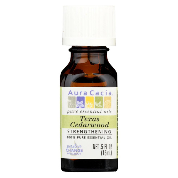 Aura Cacia - Essential Oil - Cedarwood Texas - .5 oz