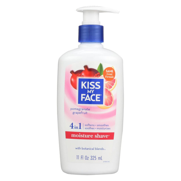 Kiss My Face Moisture Shave Pomegranate Grapefruit - 11 oz