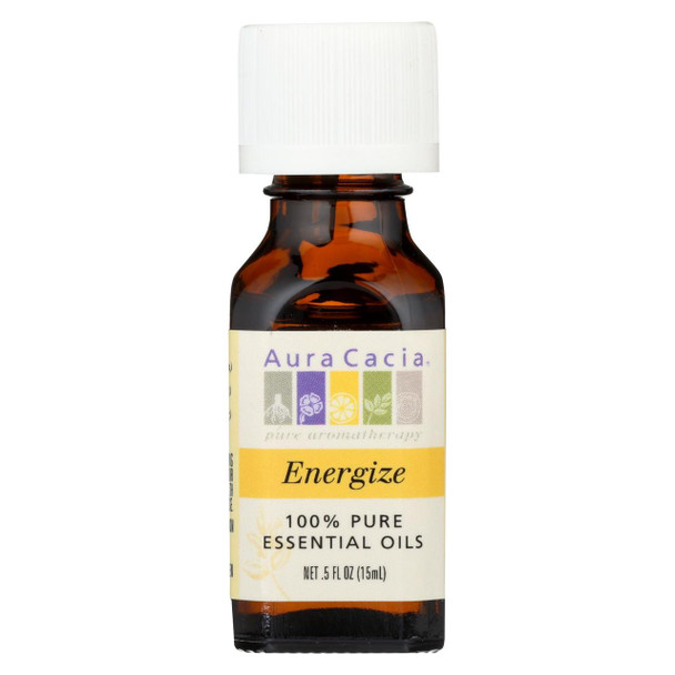 Aura Cacia - Pure Essential Oil Energize - 0.5 fl oz