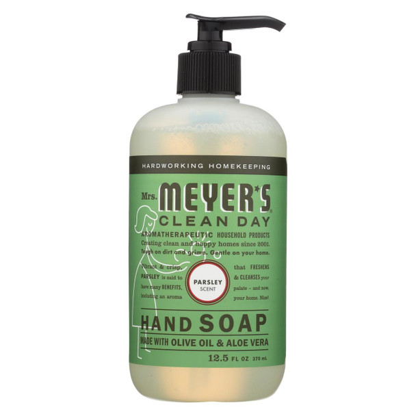 Mrs. Meyer's Clean Day - Liquid Hand Soap - Parsley - Case of 6 - 12.5 oz