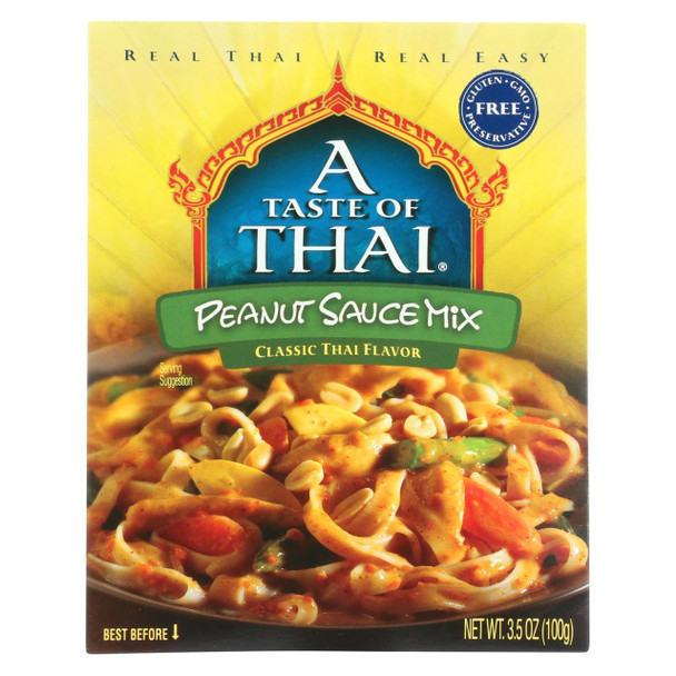 Taste of Thai Peanut Mix Sauce - 3.5 oz - Case of 6