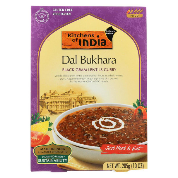 Kitchen Of India Dinner - Black Gram Lentils Curry - Dal Bukhara - 10 oz - case of 6