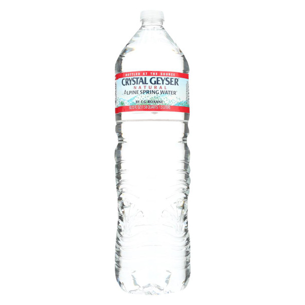 Crystal Geyser Alpine Spring Water - Case of 12 - 50.7 Fl oz.