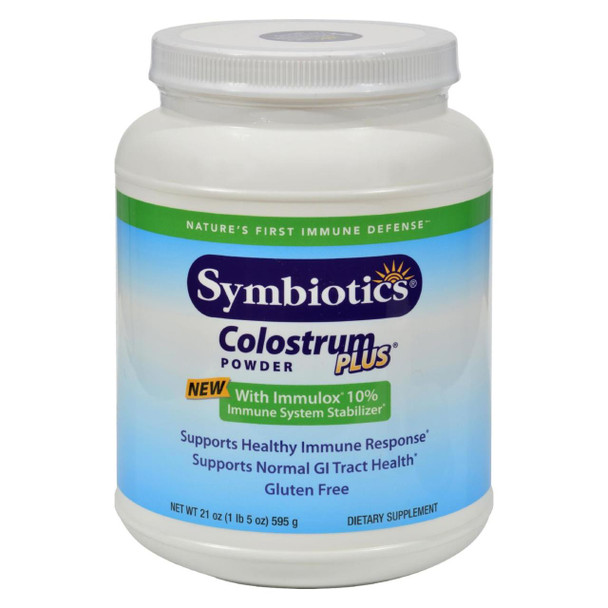 Symbiotics Colostrum Plus Powder - 21 oz