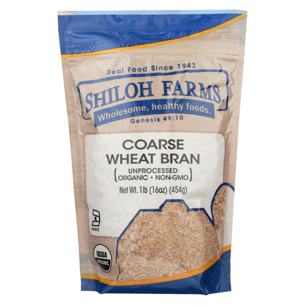 Shiloh Farms Organic Coarse Wheat Bran - Case of 12 lbs