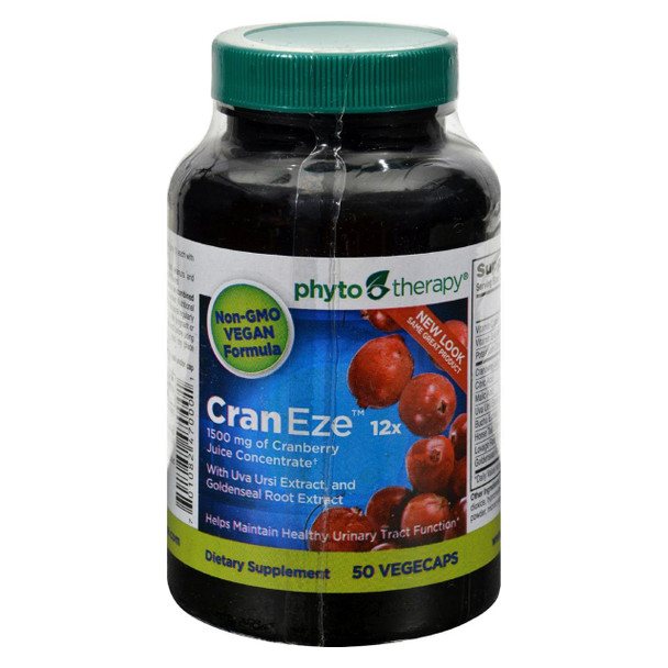 Phyto-Therapy Vegetarian Cran Eze - 50 Softgels
