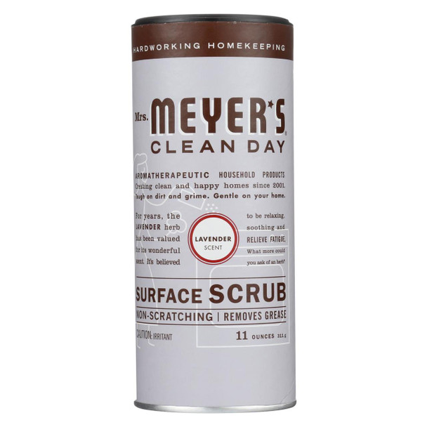 Mrs. Meyer's Clean Day - Surface Scrub - Lavender - Case of 6 - 11 oz
