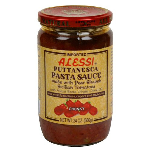 Alessi - Pasta Sauce - Puttanesca - Case of 6 - 24 oz