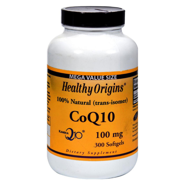 Healthy Origins CoQ10 Gels - 100 mg - 300 Softgels