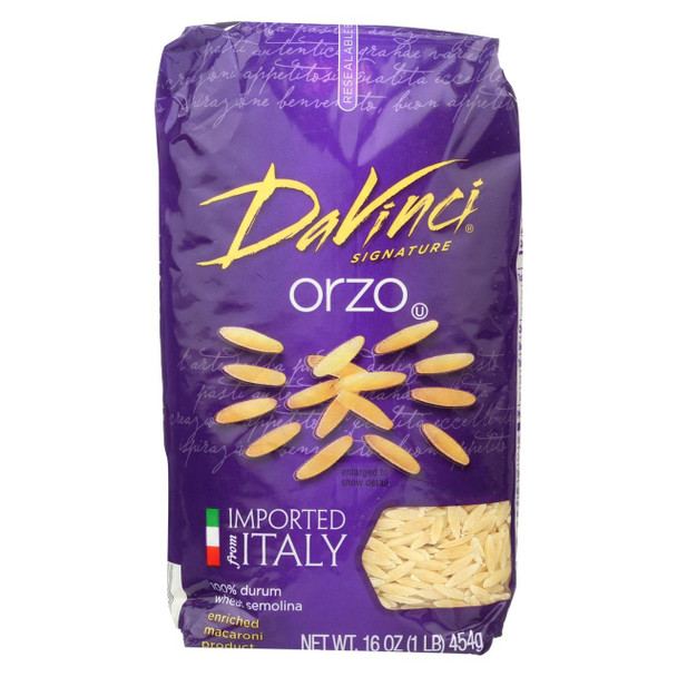 DaVinci - Orzo Pasta - Case of 12 - 1 lb.