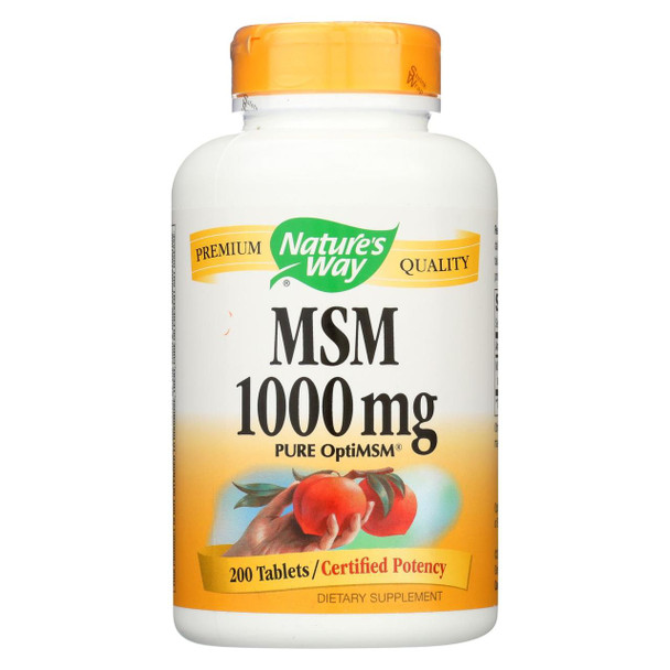 Nature's Way - MSM - 1000 mg - 200 Tablets