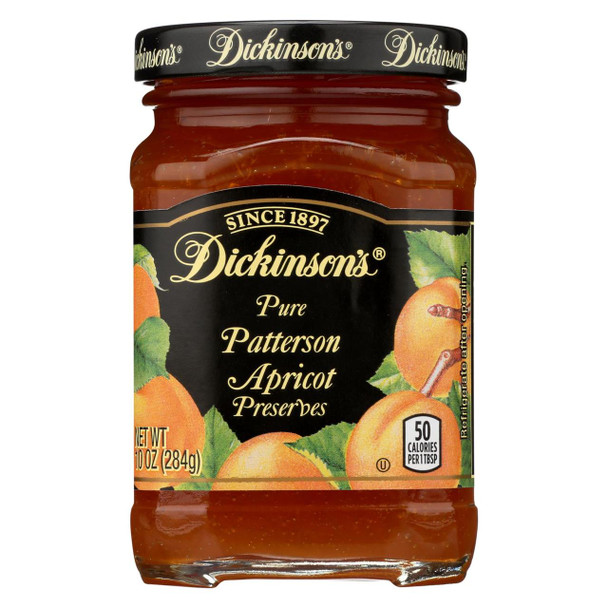 Dickinson - Pure Patterson Apricot Preserves - Case of 6 - 10 oz.