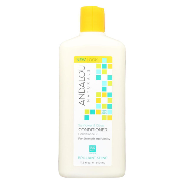 Andalou Naturals Brilliant Shine Conditioner Sunflower and Citrus - 11.5 fl oz