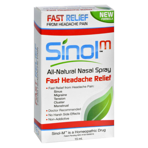 Sinol Headache Relief Nasal Spray - 15 fl oz