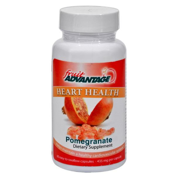 Fruit Advantage Heart Health Pomegranate - 60 Vegetarian Capsules