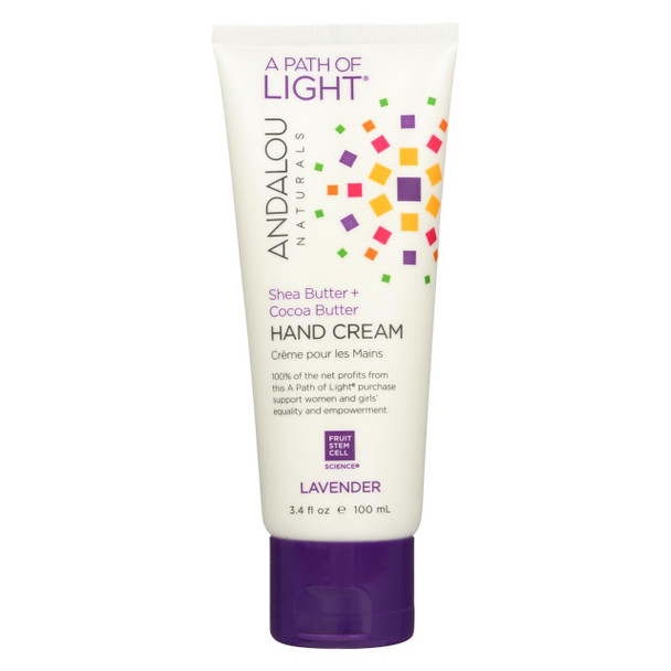 Andalou Naturals Hand Cream Lavender Shea - 3.4 fl oz