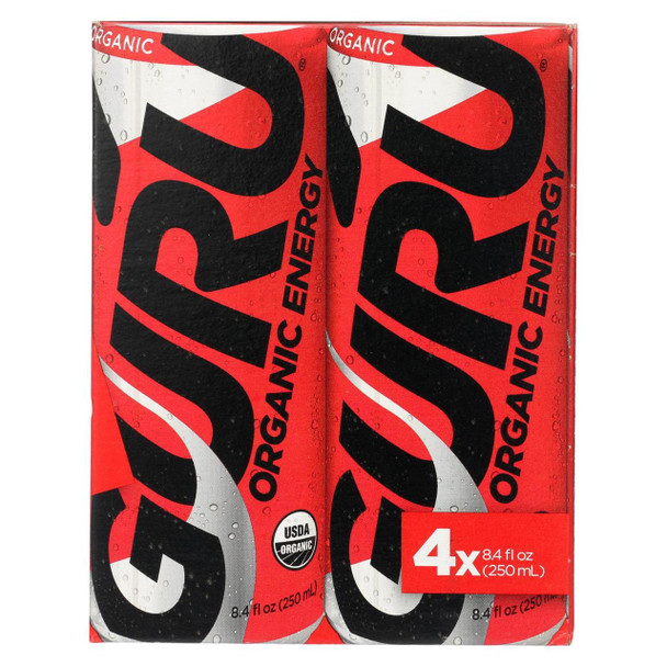 Guru Energy Drink Natural Energy Drink - 4Pk - Case of 6 - 4/8.4 fl oz