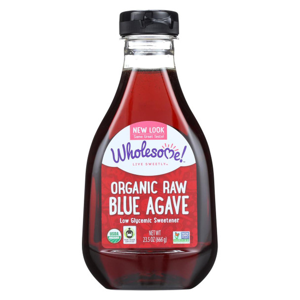 Wholesome Sweeteners Organic Raw Blue Agave - Case of 6 - 23.5 oz.