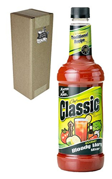 Master of Mixes Bloody Mary Classic - Case of 12 - 33.8 Fl oz.