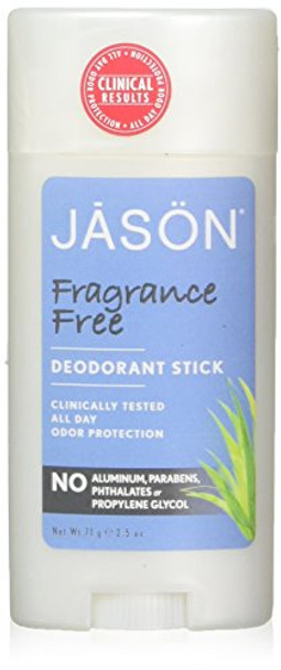 Jason Deodorant Stick Natural Fragrance Free - 2.5 oz