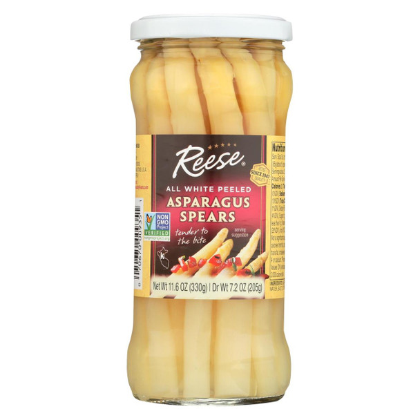 Reese Asparagus Spears - All - White - Case of 12 - 11.6 oz.