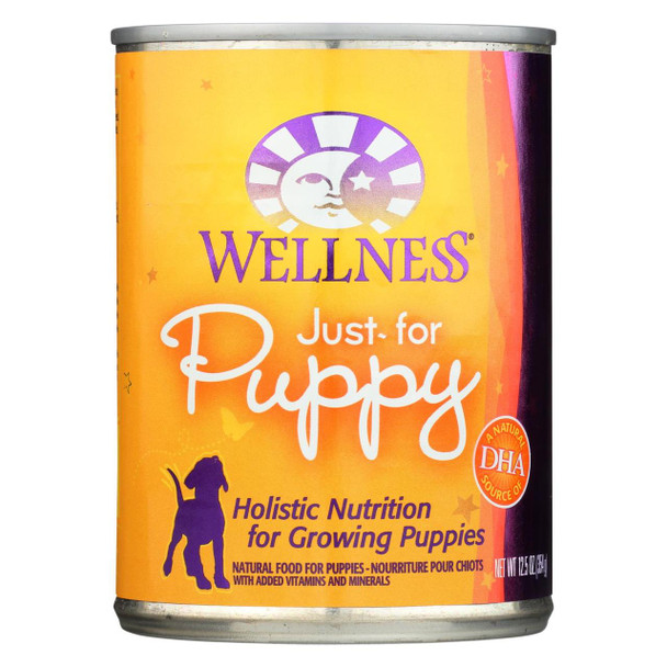 Wellness Pet Products Puppy Food - Case of 12 - 12.5 oz.