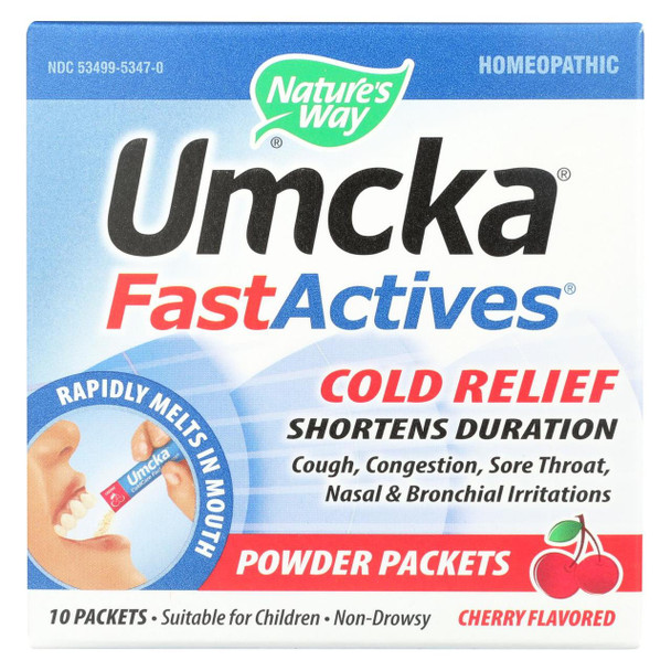 Nature's Way - Umcka Fast Act Cold - Cherry - 10 count