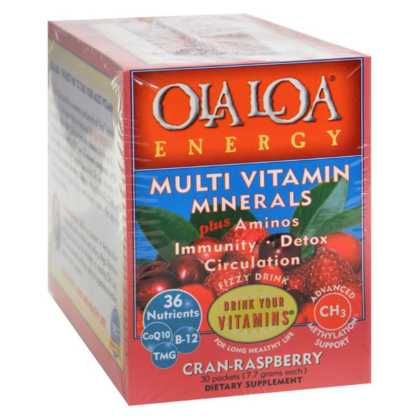 Ola Loa Energy Cran-Raspberry - 30 Packets