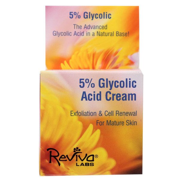Reviva Labs - 5% Glycolic Acid Renaissance Cream - 1.5 oz