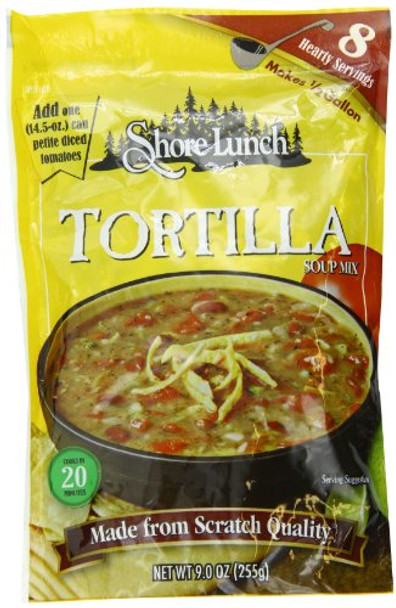 Shore Lunch Soup Mix - Tortilla - Case of 6 - 9 oz