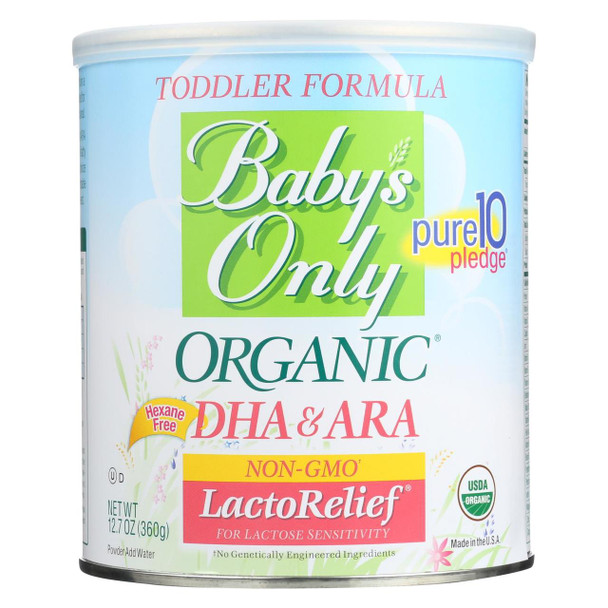 Babys Only Organic Toddler Formula - Organic - LactoRelief - Lactose Free - 12.7 oz - 1 each