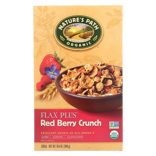 Nature's Path Organic Flax Plus Red Berry Crunch - 10.6 oz.