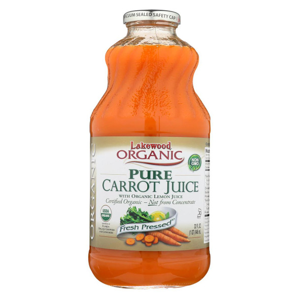 Lakewood Pure Carrot Juice - Carrot - 32 Fl oz.