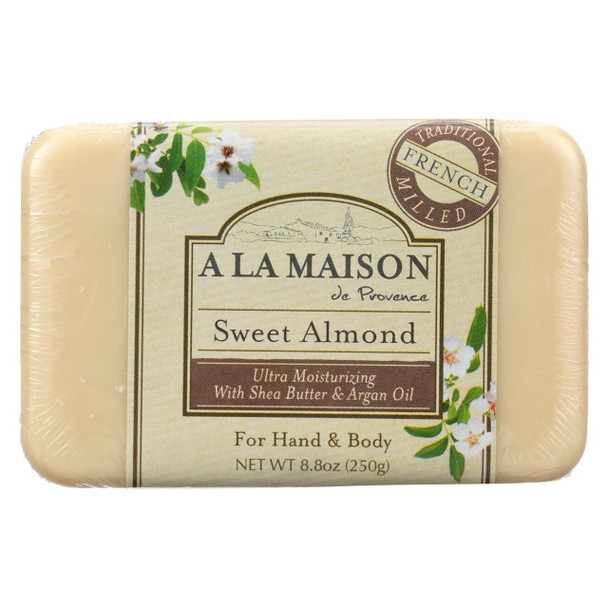 A La Maison - Bar Soap - Sweet Almond - 8.8 oz