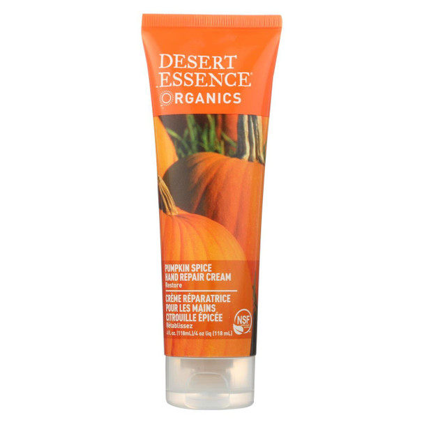 Desert Essence - Hand Repair Cream Pumpkin Spice - 4 fl oz