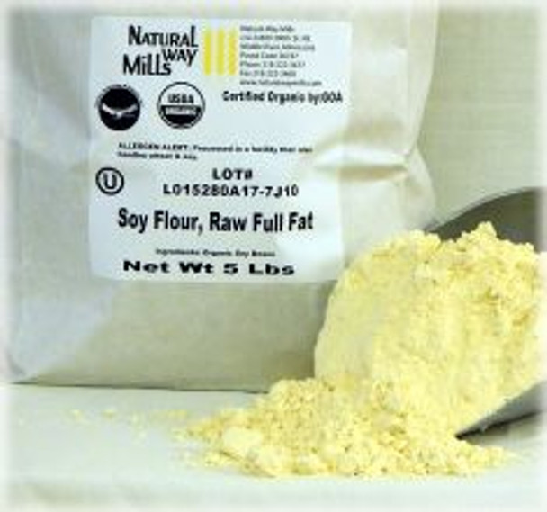 Giusto's Flour - Organic Soy Flour - Full Fat - Case of 25 - 1 lb.