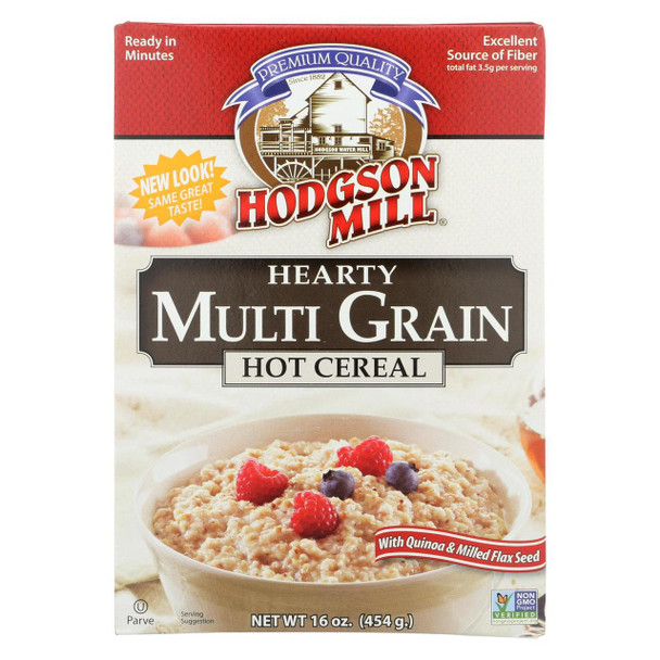 Hodgson Mills Hot Cereal - Multi Grain With Quinoa and Flax - Case of 6 - 16 oz.