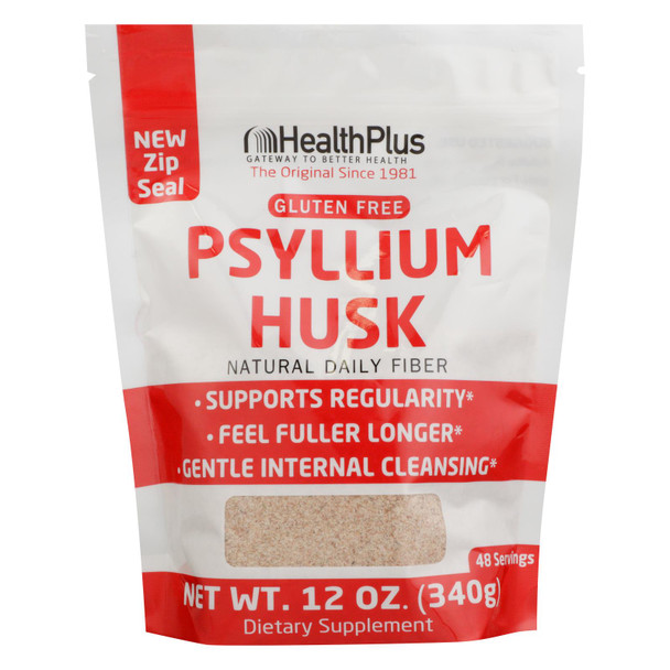 Health Plus - Pure Psyllium Husk - 12 oz