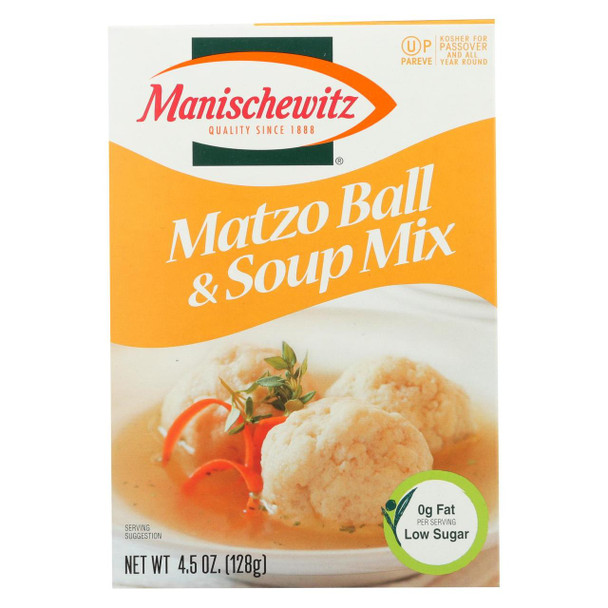 Manischewitz - Matzo Ball and Soup Mix - Case of 24 - 4.5 oz.