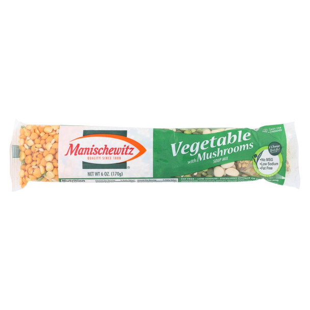 Manischewitz - Vegetable with Mushrooms Soup Mix - Case of 24 - 6 oz.