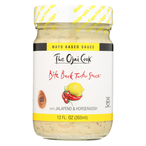 Ojai Cook Tartar Sauce - Bite Black - Case of 6 - 12 oz.